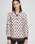Chicos Classic Valentine's Day Blouse - BLACK Chicos Classic Valentine's Day Blouse - BLACK