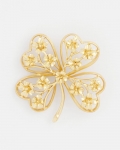 Chicos Clover Brooch - GOLD Chicos Clover Brooch - GOLD