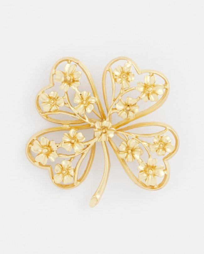 Chicos Clover Brooch - GOLD Chicos Clover Brooch - GOLD