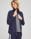 Chicos Zenergy® Soft Long Jacket - PASSPORT BLUE