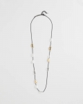 Chicos Mixed-Metal Charm Necklace - MIXED METALS Chicos Mixed-Metal Charm Necklace - MIXED METALS