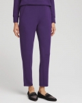 Chicos Zenergy® Tapered Ankle Pants - MIDNIGHT VIOLET