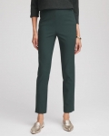 Chicos Lightweight Juliet Straight Ankle Pants - DARKEST SPRUCE Chicos Lightweight Juliet Straight Ankle Pants - DARKEST SPRUCE