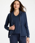 Chicos Zenergy® Cloud Mockneck Jacket - PASSPORT BLUE