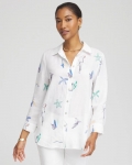 Chicos No Iron Island Linen Shirt - OPTIC WHITE Chicos No Iron Island Linen Shirt - OPTIC WHITE