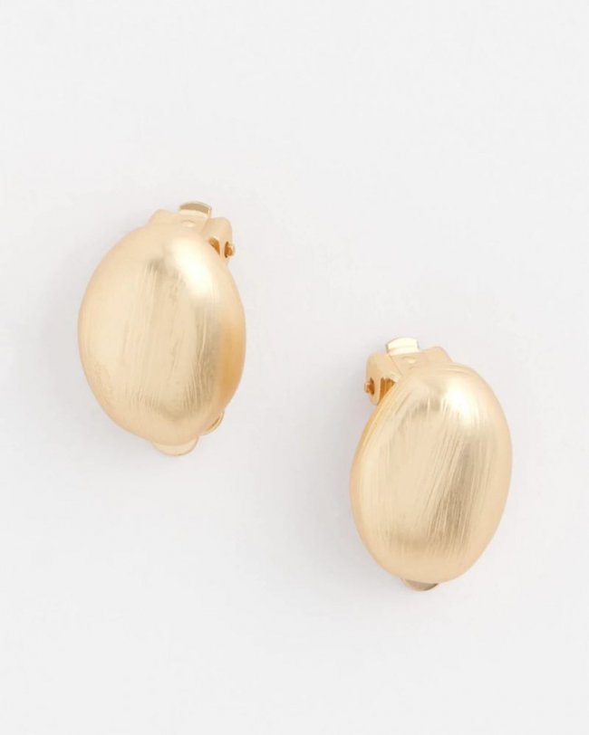 Chicos No Droop™ Gold Stud Clip-On Earrings - GOLD Chicos No Droop™ Gold Stud Clip-On Earrings - GOLD