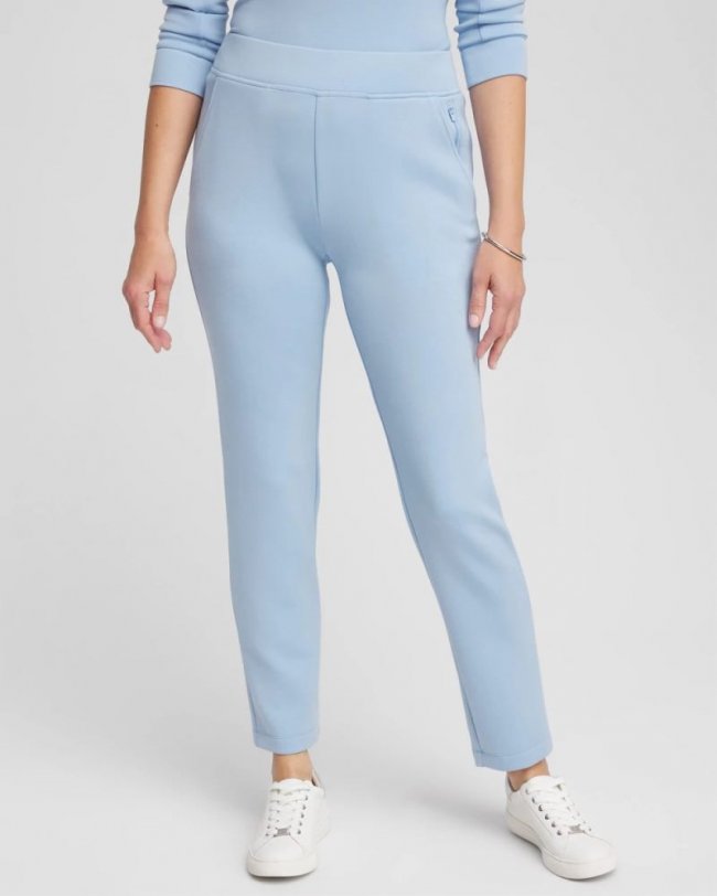 Chicos Zenergy® Soft Ankle Pants - CRYSTAL TOPAZ