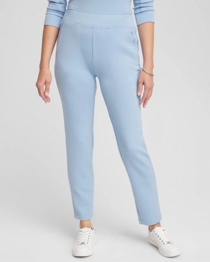 Chicos Zenergy® Soft Ankle Pants - CRYSTAL TOPAZ