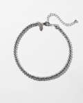 Chicos Silver Tone Twist Collar Necklace - SILVER Chicos Silver Tone Twist Collar Necklace - SILVER