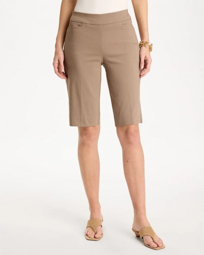 Chicos Brigitte™ Slim Shorts - TOPAZ SMOKE Chicos Brigitte™ Slim Shorts - TOPAZ SMOKE