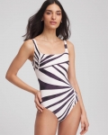 Chicos Gottex Desert Queen Square Neck One Piece - NEUTRAL/BROWN Chicos Gottex Desert Queen Square Neck One Piece - NEUTRAL/BROWN