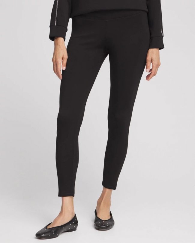 Chicos Zenergy® Soft Ankle Leggings - BLACK