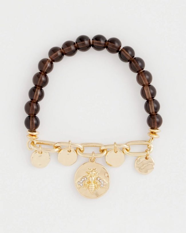 Chicos Neutral Link Charm Bracelet - NEUTRAL Chicos Neutral Link Charm Bracelet - NEUTRAL