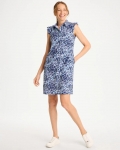 Chicos Zenergy® UPF Ruffle Dress - AMPARO BLUE Chicos Zenergy® UPF Ruffle Dress - AMPARO BLUE