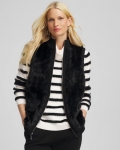 Chicos Zenergy® Luxe Faux Fur Vest - BLACK Chicos Zenergy® Luxe Faux Fur Vest - BLACK