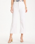 Chicos Straight Crop White Trouser Jeans - ALABASTER Chicos Straight Crop White Trouser Jeans - ALABASTER