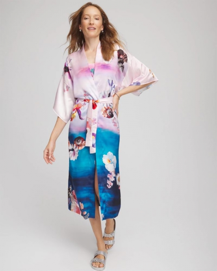 Chicos Gottex Under The Sea Kimono - MULTI PRINT
