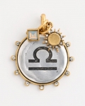 Chicos Libra Zodiac Charm Pendant - MIXED METALS Chicos Libra Zodiac Charm Pendant - MIXED METALS