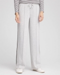 Chicos Petite Zenergy® Double-Knit Lattice Trim Pants - FROSTED GRAY HEATHER Chicos Petite Zenergy® Double-Knit Lattice Trim Pants - FROSTED GRAY HEATHER