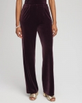 Chicos Travelers™ Velvet No Tummy Pants - NIGHT BLOOM