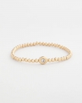 Chicos Mini Bead Stretch Hero Bracelet - GOLD Chicos Mini Bead Stretch Hero Bracelet - GOLD