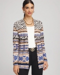 Chicos Animal Fair Isle Cardigan - ENGLISH CREAM Chicos Animal Fair Isle Cardigan - ENGLISH CREAM