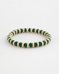 Chicos Green Gold Slice Stretch Bracelet - GREEN Chicos Green Gold Slice Stretch Bracelet - GREEN
