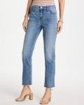Chicos Girlfriend Roll Cuff Crop Jeans - ALLEGRO INDIGO Chicos Girlfriend Roll Cuff Crop Jeans - ALLEGRO INDIGO
