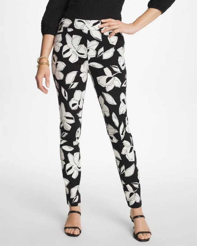 Chicos Blooms Brigitte™ Slim Pull-On Ankle Pants - BLACK Chicos Blooms Brigitte™ Slim Pull-On Ankle Pants - BLACK