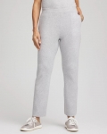 Chicos Zenergy® Luxe Diamante Pants - FROSTED GRAY HEATHER