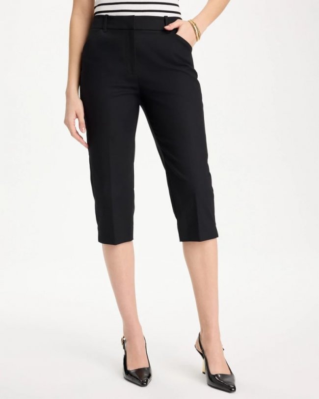 Chicos Emme Slim Capri Pants - BLACK Chicos Emme Slim Capri Pants - BLACK