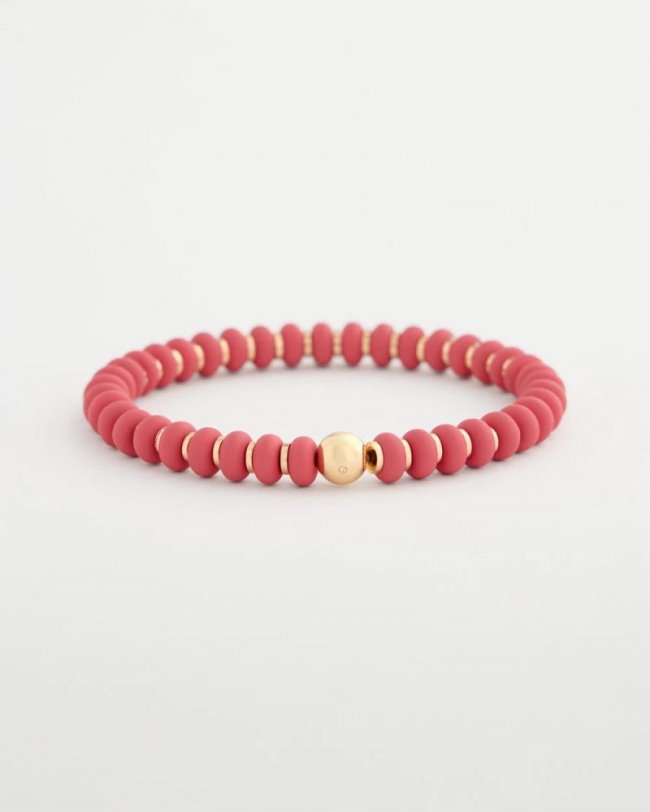 Chicos Coral Inspired Round Stretch Bracelet - CORAL Chicos Coral Inspired Round Stretch Bracelet - CORAL