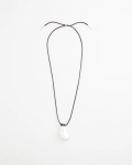 Chicos Silvertone Adjustable Pendant Necklace - MIXED METALS