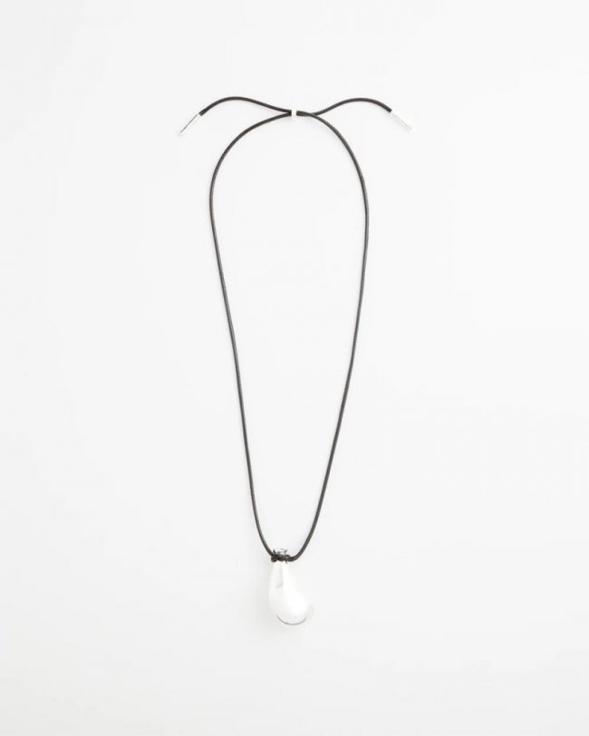 Chicos Silvertone Adjustable Pendant Necklace - MIXED METALS