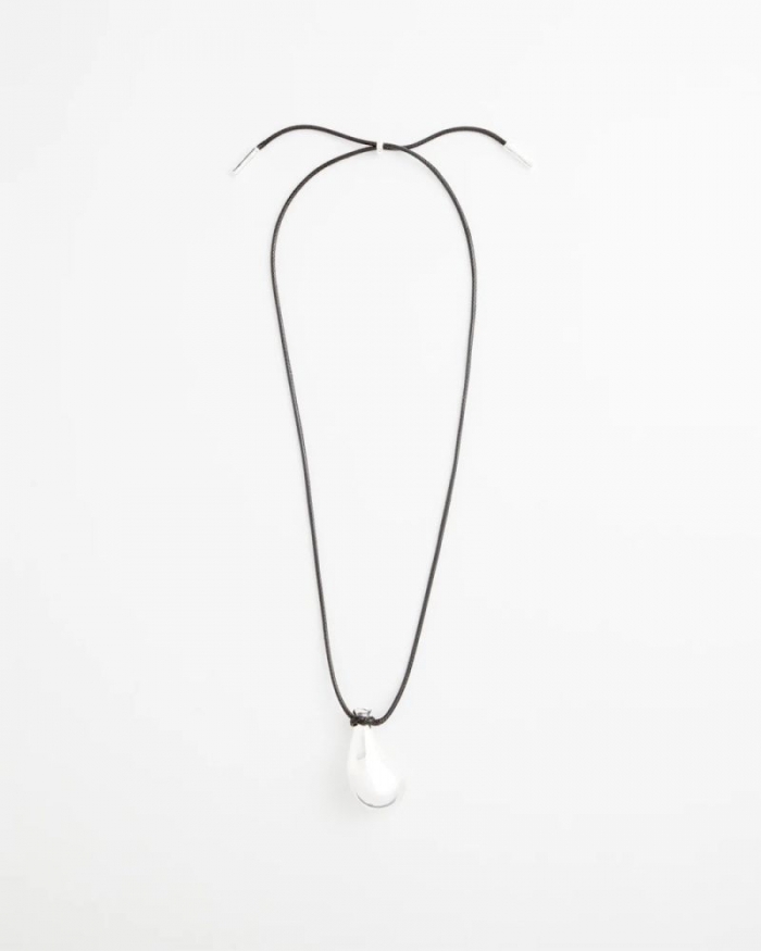 Chicos Silvertone Adjustable Pendant Necklace - MIXED METALS