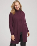 Chicos Cashmere Duster Cardigan - WINE Chicos Cashmere Duster Cardigan - WINE