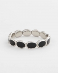 Chicos Black Large Stretch Bracelet - BLACK Chicos Black Large Stretch Bracelet - BLACK