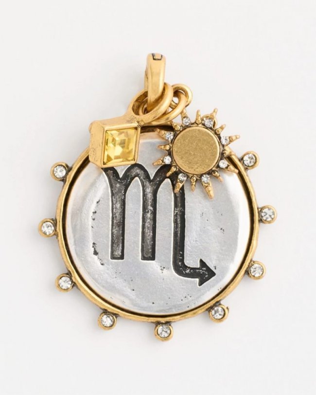 Chicos Scorpio Zodiac Charm Pendant - MIXED METALS