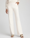 Chicos Juliet Wide Full Length Pant - ENGLISH CREAM
