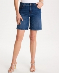 Chicos Girlfriend Slim Indigo Jean Shorts - KAILUA INDIGO Chicos Girlfriend Slim Indigo Jean Shorts - KAILUA INDIGO