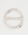 Chicos Silvertone Scarf Ring - SILVER Chicos Silvertone Scarf Ring - SILVER
