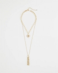 Chicos Convertible Zodiac Pendant Necklace - GOLD