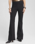 Chicos Pull On Flare Jeggings - BLACK Chicos Pull On Flare Jeggings - BLACK