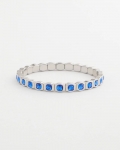 Chicos Small Faceted Stretch Bracelet - BLUE