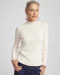 Chicos Ella Mockneck Sweater - ENGLISH CREAM Chicos Ella Mockneck Sweater - ENGLISH CREAM