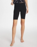 Chicos Gottex Basic Solid High Waist Shorts - BLACK Chicos Gottex Basic Solid High Waist Shorts - BLACK