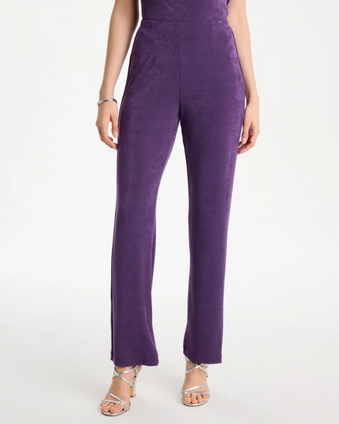 Chicos Travelers™ No Tummy Pants - RICH AMETHYST