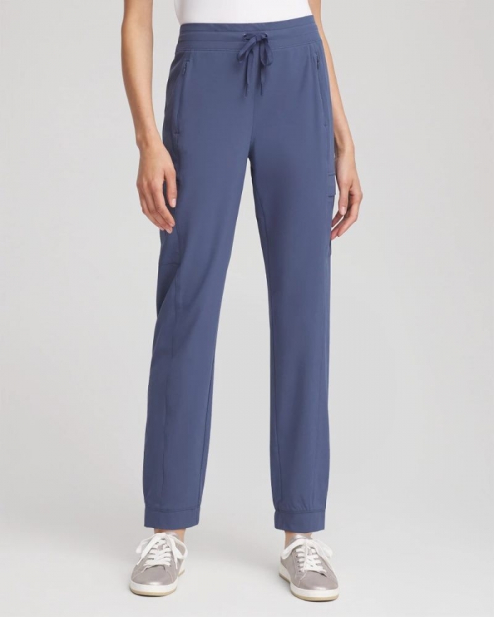 Chicos Zenergy® UPF Cargo Ankle Pants - CANYON BLUE