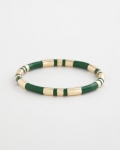 Chicos Green Enamel Hinge Bangle - GREEN Chicos Green Enamel Hinge Bangle - GREEN