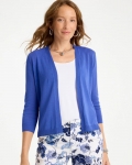 Chicos Summer Romance Cardigan - AMPARO BLUE Chicos Summer Romance Cardigan - AMPARO BLUE